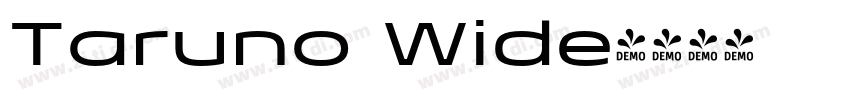 Taruno Wide字体转换